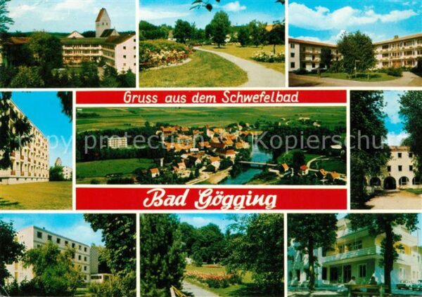 Bad Goegging Teilansichten Schwefelbad Kurhotels Par