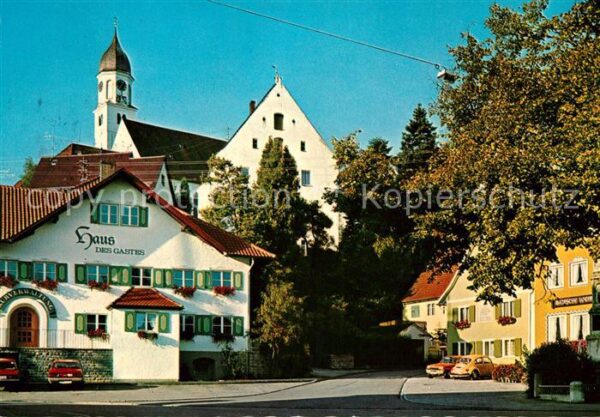 Groenenbach Bad Ortsmotiv mit Kirche Hotel Haus des Gas