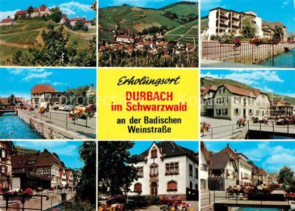 Durbach Teilansichten Erholungsort an der Badis