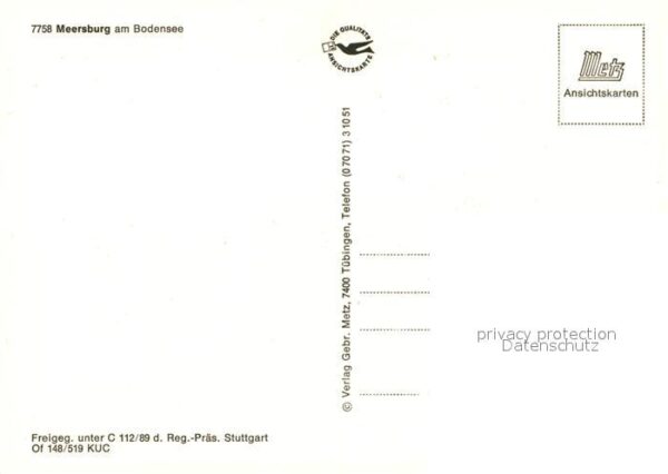 Meersburg Bodensee Hafen Fliegeraufnahme – Bild 2