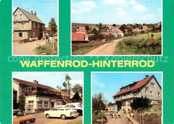 Hinterrod Waffenrod Gaststätte Auegrund HO Gaststätten