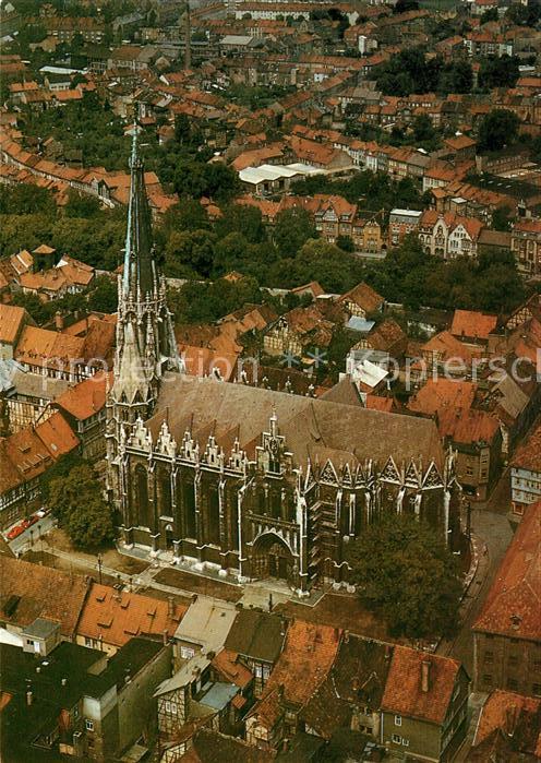 Muehlhausen Thueringen Pfarrkirche St Marien Luftbildserie der