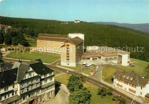 Oberhof Thueringen FDGB Erholungsheim Fritz Weineck Fliege
