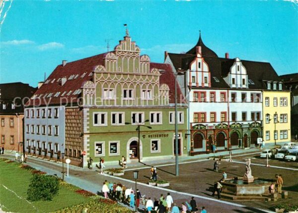 Weimar Thueringen Stadthaus Lucas Cranach Haus Brunnen Al