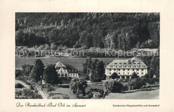 Bad Orb Sanatorium Köppelsmühle Annenhof