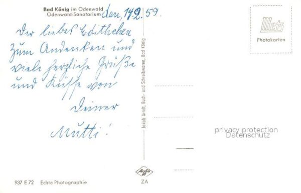 Bad Koenig Odenwald Odenwald Sanatorium – Bild 2