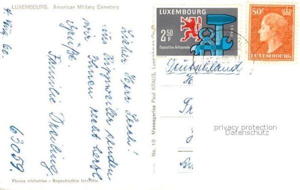 LUXEMBOURG  Luxemburg American Military Cemetery – Bild 2