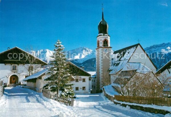 Fiss Tirol Kirche Winter