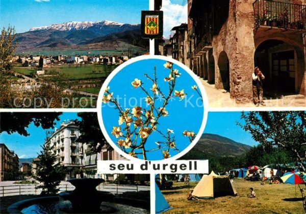 Seo de Urgel Zeltplatz En Valira Calle tipica Santa