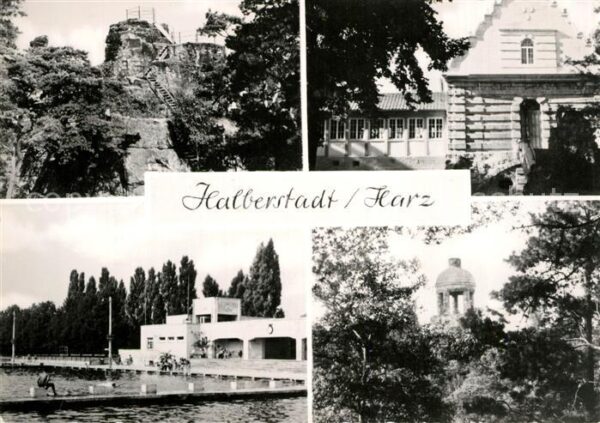 Halberstadt Gläserner Mönch Jagdschloss Sommerbad