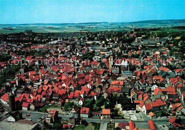Alsfeld Fliegeraufnahme Altstadt Kirche