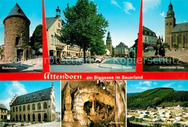 Attendorn Bieketurm Sauerländer Dom Attahöhle Kre