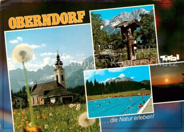 Oberndorf Tirol Kirche Schwimmbad Marterl