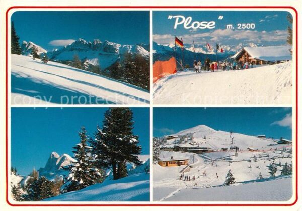 Brixen Suedtirol Plose Winterlandschaften