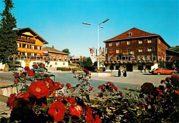 Hittisau Vorarlberg Dorfplatz