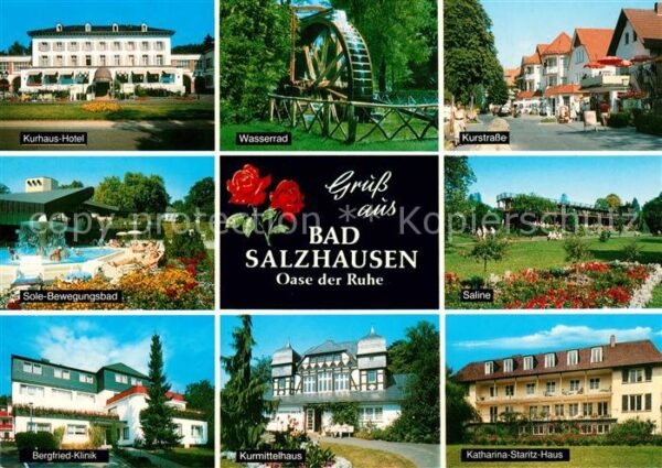 Bad Salzhausen Kurhaus Hotel Kurstraße Saline Bergfrie