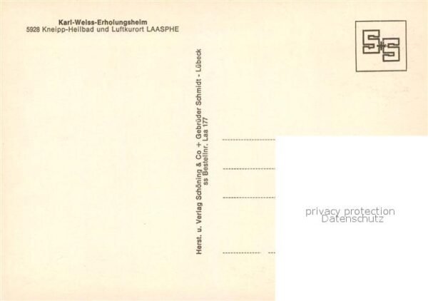 Laasphe Karl Weiß Erholungsheim – Bild 2