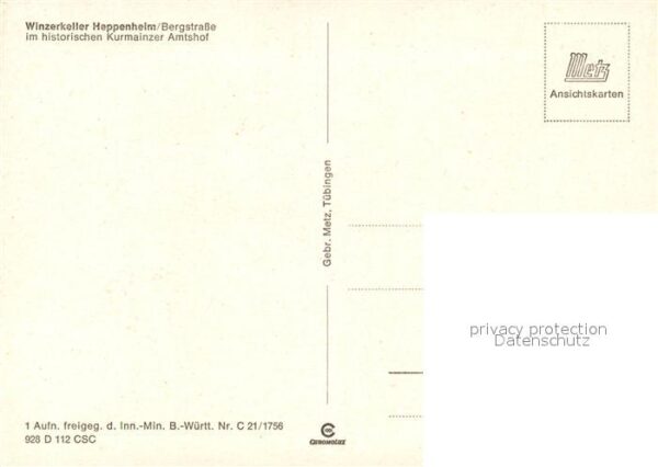 Heppenheim Bergstrasse Winzerkeller Kurmainzer Amtshof – Bild 2