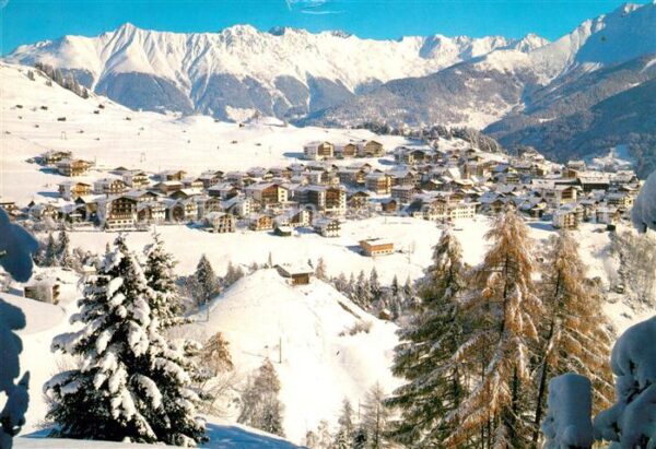 Serfaus Tirol Winterpanorama