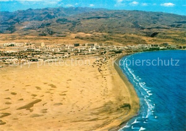 Playa del Ingles Fliegeraufnahme Strand Hotels