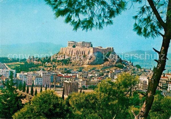 Athen Griechenland Jupiter Tempel Akropolis