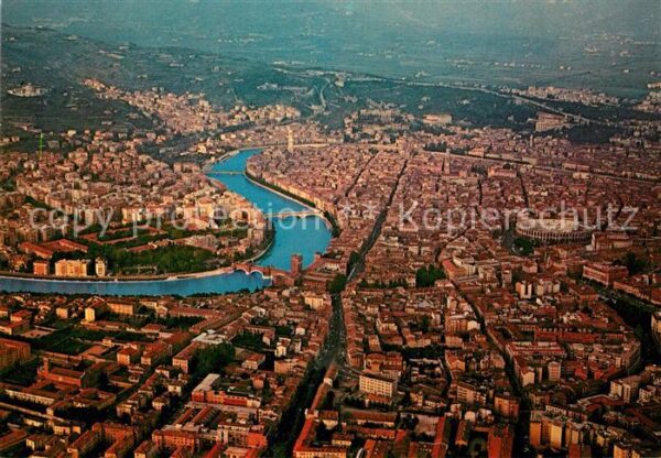 Verona Veneto Fliegeraufnahme