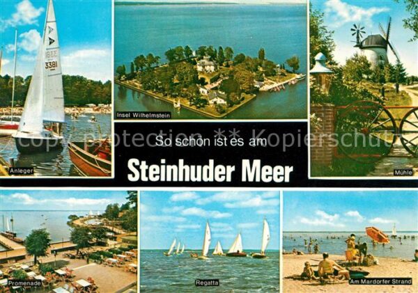 Steinhude Anleger Insel Wilhelmstein Promenade Re