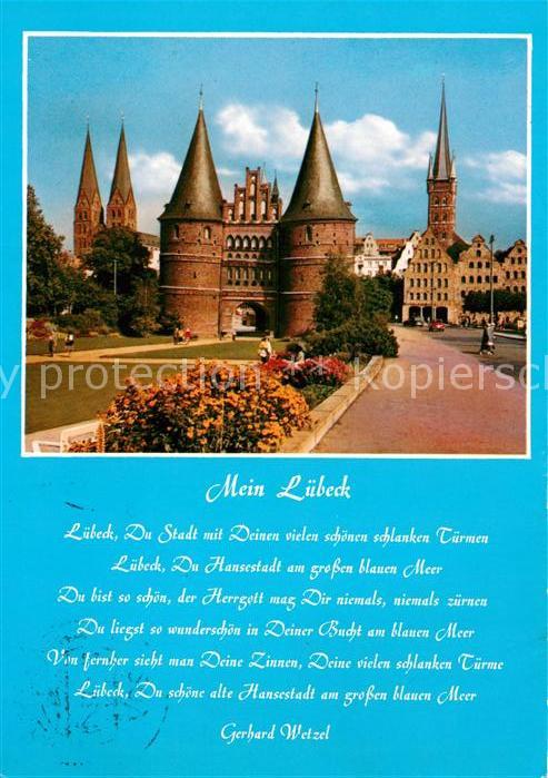 Luebeck Schloss Gedicht Mein Lübeck
