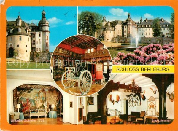 Berleburg Bad Schloss Reisewagen Amadis Gobelin Jagdz