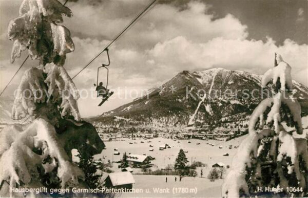 Sessellift Hausberglift Garmisch-Partenkirchen Fot