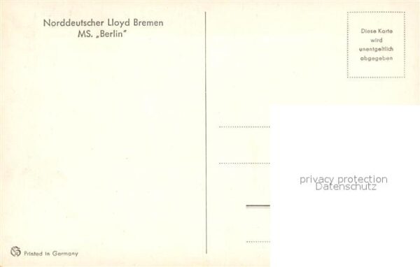 Dampfer Oceanliner MS Berlin – Bild 2