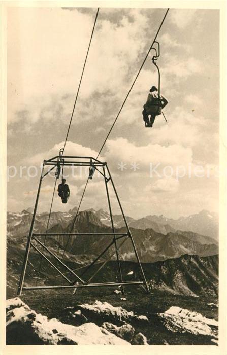 Sessellift Nebelhorn Oberstdorf