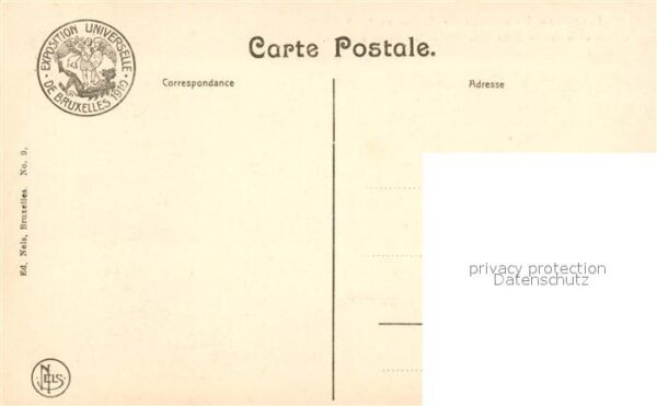 Exposition Universelle Bruxelles 1910 Annexe Section Belge Pavillon Ville de – Bild 2