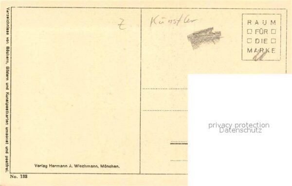 Kuenstlerkarte A. Böcklin Die Insel der Toten – Bild 2