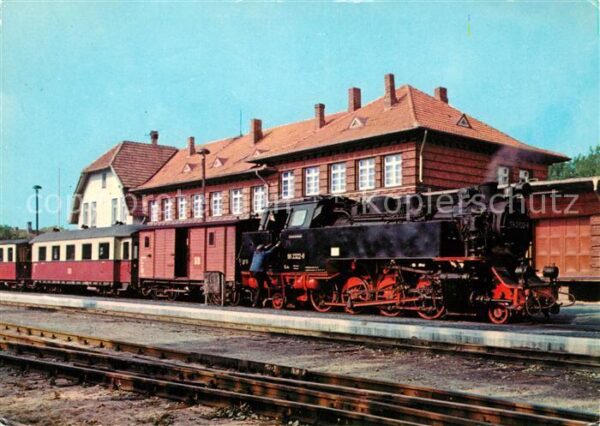 Lokomotive Bäderbahn Bad Doberan Bahnhof Kühlungsb