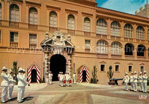 Leibgarde Wache Releve de la Garde Palais Princier Mona