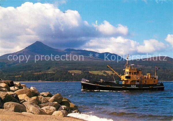 Schiffe Ships Navires Goatfell Brodick Harbour Isle of Arran