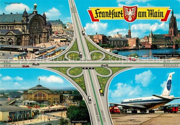 Autobahn Frankfurter Kreuz Flughafen Pan America