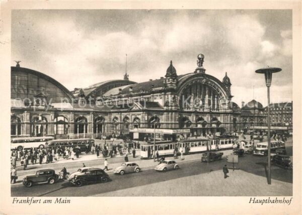 Bahnhof Hauptbahnhof Frankfurt am Main Strassen