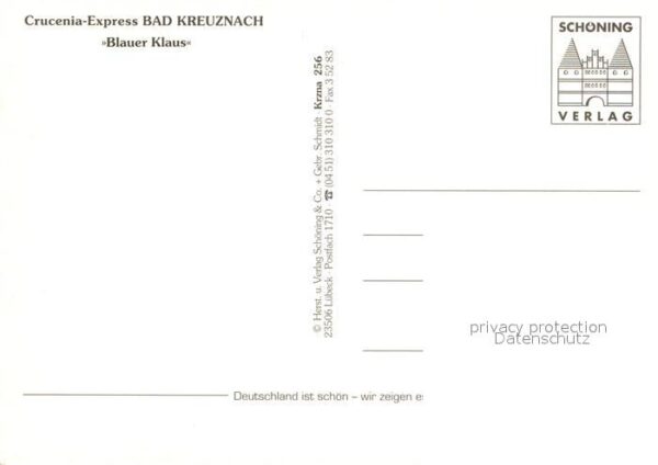 Touristenzug Crucenia-Express Bad Kreuznach Blauer K – Bild 2