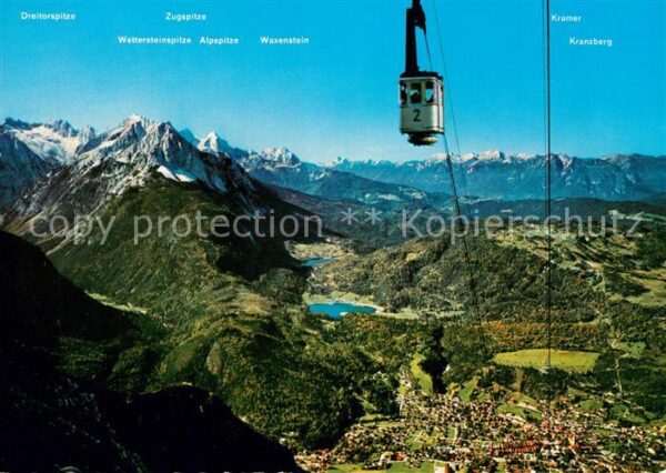 Seilbahn Karwendel Mittenwald Zugspitzgruppe