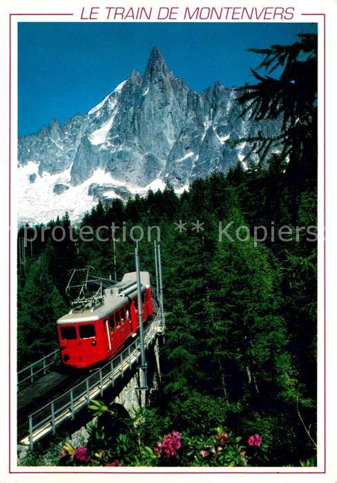 Bergbahn Montenvers Mer de Glace Aiguille Verte