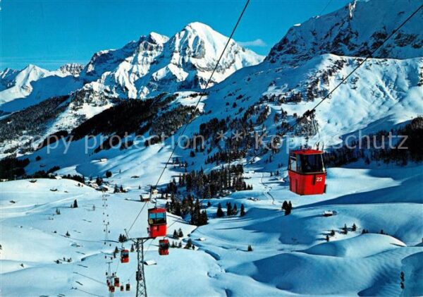 Seilbahn Geils-Hahnenmoos Adelboden Bonderspitz