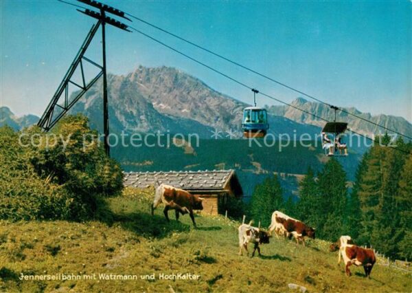 Seilbahn Sessellift Jenner Watzmann Hoch Kalter