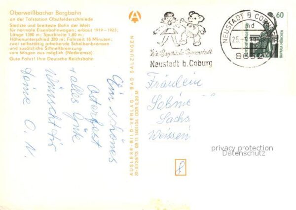 Bergbahn Oberweissbach Talstation Obstfelderschm – Bild 2