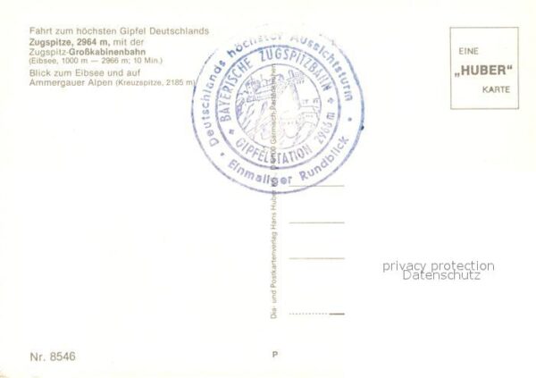 Seilbahn Zugspitze Eibsee Kreuzspitze – Bild 2