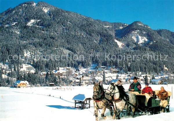 Pferdeschlitten Weissbriach Gitschtal
