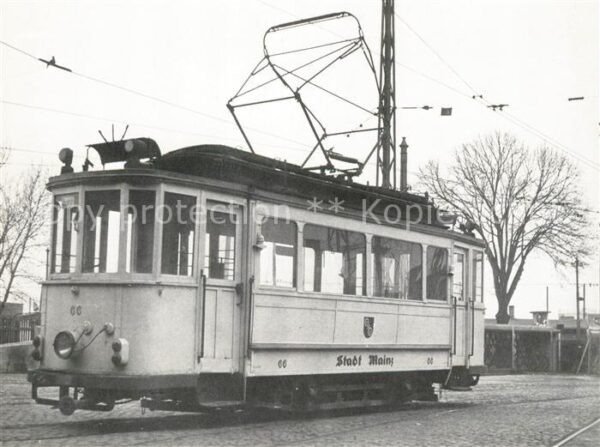 Strassenbahn Tw 66 Stadtwerke Mainz