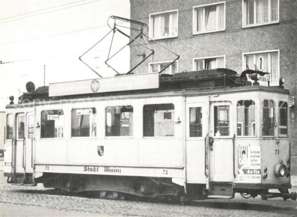 Strassenbahn Tw 72 Mainz