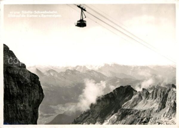 Seilbahn Säntis Glarner- und Berneralpen